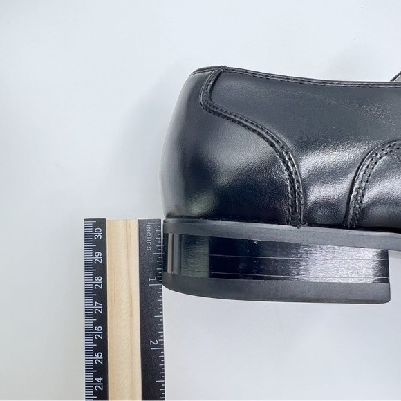 Stacy Adams Men Size 7.5 Templin Black Leather Bike Snip Toe Loafers Dress Shoes main image 6